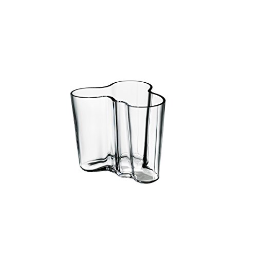 Iittala Aalto 3-3/4-Inch Clear Glass Vase