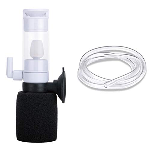 XEOGUIYA Mini Fish Tank Filter, 3-in-1 Filter Aquarium Ultra-Quiet Oxygen-Increasing Pump Filter, Sponge Filter, Suitable for Aquarium Small Fish Tank 0.5-5 Gallon