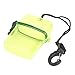 Cyrank Diving Dry Box, Transparent Diving Kayak Sailing Gear Holder Underwater Waterproof Protective Phone Case with Rope Hook for Surfing (Yellow)