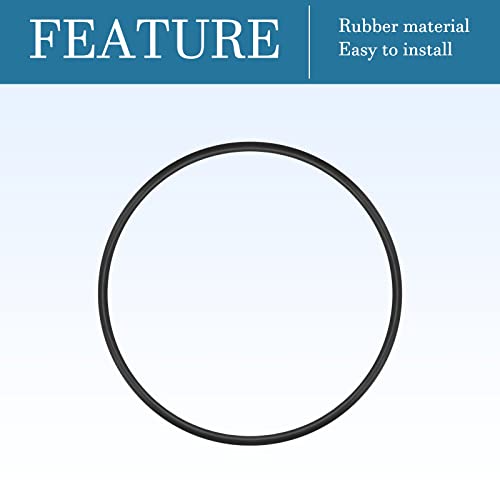 QUARKZMAN 5 Stück Nitrilringe Runde Unterlegscheibe Dichtung 95mm x 88,8mm x 3,1mm für Wasserhahn Klempner Reparatur Dichtung Verbindung, Schwarz