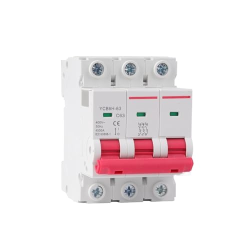Disyuntor de 4.5kA de capacidad de ruptura y 400V para carril DIN 5