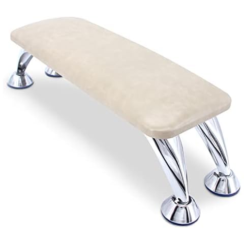 Big Nail Arm Rest, Microfiber Leather Manicure Hand Rest, Professional Nail Hand Rest Cushion Pillow Stand (Nude Color) Cover