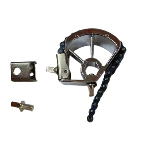 Garende Chain Drive Pedal Accessory for Drum Set, sliver