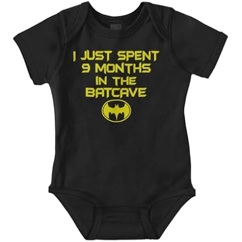 Funny Batman Baby Onesie Bodysuit - Black Cover