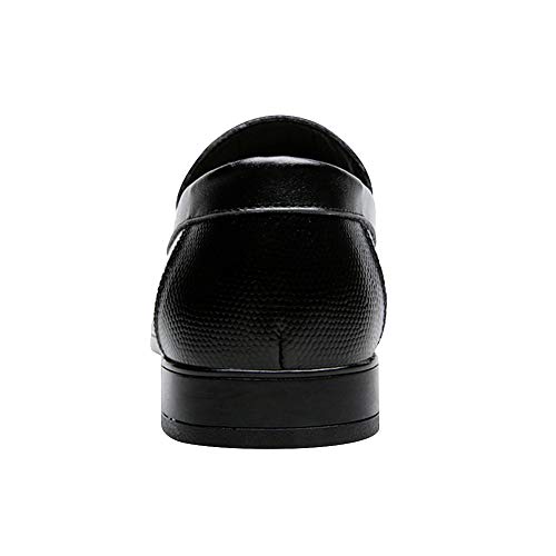 Zapatos de vestir ANUFER elegantes con textura cocodrilo de charol 4