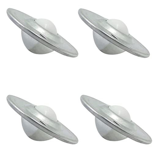 Lager Kugelrolle Möbelrollen Kugelrollenlager Nylon - Rollen Schwerlast Transfer Montierte Möbel Gepäck Schiebe Schlitten Förderrolle Stromversorgungssysteme Rollenkugel Lochabstand 31mm 6 Stück