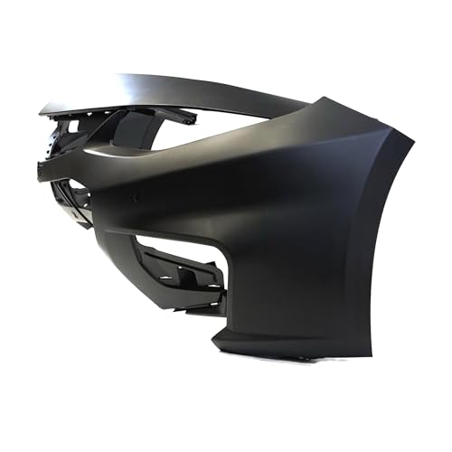 Image of FitParts Compatible with Chevrolet Malibu 2016-2018 Front Bumper Cover | Primed, With Parking Sensor Holes, Hybrid, Ready to Paint, OEM 84042376, GM1000999