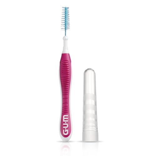Image of GUM Proxabrush Go-Betweens Moderate Interdental Brushes - Soft Bristle Dental Picks for Plaque Removal, Health & Braces Care, 10 Count (Pack of 4)