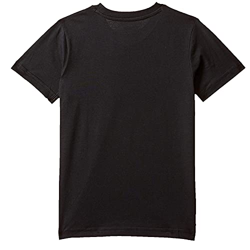 Image of Boys Regular Fit Cotton Blend T-Shirts(JMJ-SENIOR-KIDS HS BLACK-102)