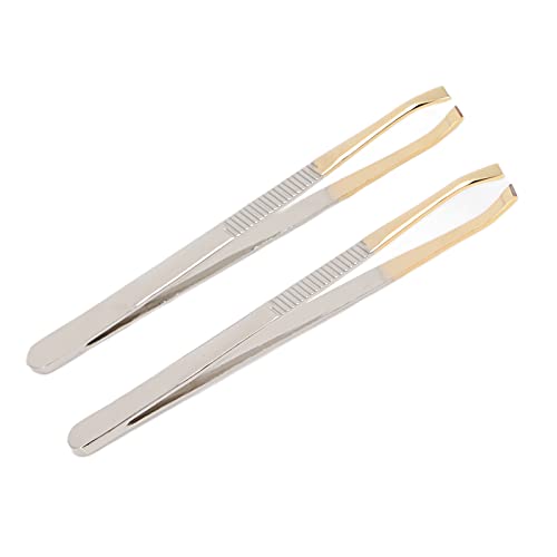 Phefop Precision Sea Inoxidando Cejas de Cejas para Mujeres, Crea Forma de, 2 Piezas/set para Herramientas
