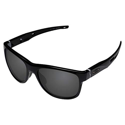 Image of LenzReborn High-impact Polarized Lens Replacement for Oakley Crossrange OO9361 Sunglass - Dark Black - Polarized