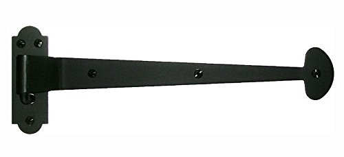 Acorn Manufacturing AKGBP 13 Inch Bean Offset Shutter with Pintle Backplate, Black Iron Finish