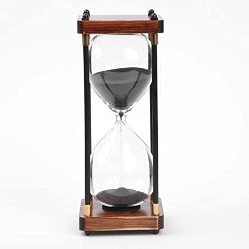 アンティーク 砂時計 60分計 カラフル タイマー 砂タイマー 北欧 モダン おしゃれ 置物 インテリア 家飾り プレゼント ブラック