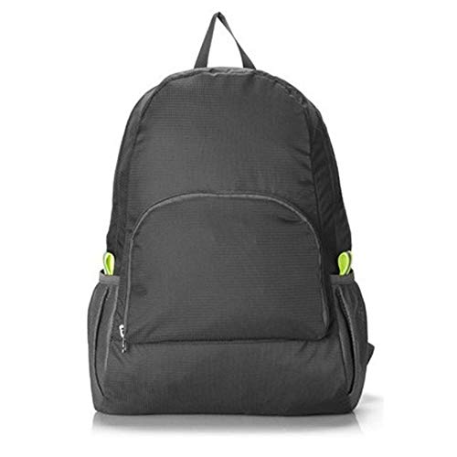 20L Plegable Hombres Mujeres Mochila impermeable Ligero Color sólido Viajes Camping Senderismo Trekking Bolsas Mochila escolar Cover