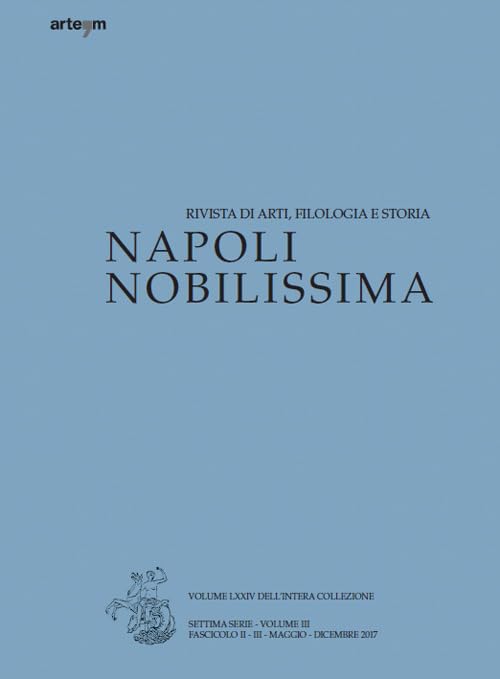 Napoli nobilissima revue académique italie histoire de l'art 2017