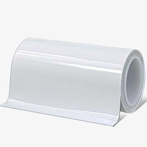 Tikfoam Waterproof Repair Tape for Fabric, Plastic, Awning, RV Underbelly, Tarp, Tent, Sail and Boat Cover Outdoor Repair Patch, Heavy Duty,5 Inch x 10FT White