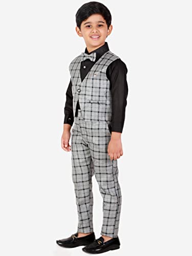 Image of Pro-Ethic Style Developer Boy's Cotton 3 Piece Suit for Boys | Kids Wear Suit Set Coat, Pant, & Shirt (S-124)