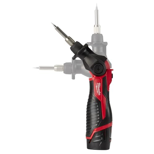 Milwaukee Ferro de Solda 12V 2488-159N Com 1 Bateria 1 Carregador Bivolt e Bolsa