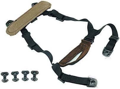 Bifrost Gear H-Nape 4-Point Replacement Chin Strap and Suspension System for Tactical Helmets (Black)