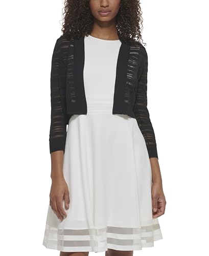 Calvin Klein Women's 3/4 Sleeve Shrug2