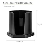 CAFEMASY Coffee Filter Holder with 200 Count Paper Filters Compatible with Aeropress XL Espresso Maker Replacement Round Disposable Coffee Filters and Holder Coffee Accessories Pack - Image 7