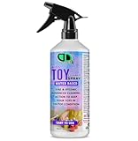 Toy Cleaner & Surface Antibacterial Spray, Sanitises and Cleanses Surfaces, Kills Bacteria and Germs, Mild Baby-Safe Formula (50ml Cap)