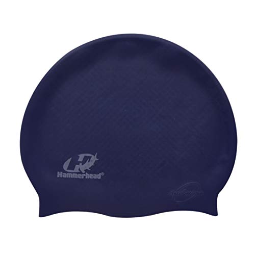 Touca De Silicone Massagem Hammerhead Unissex Marinho Único