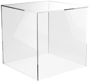 Acrylic Cube Display (100mm x 100mm x 100mm) 5 Sided Box