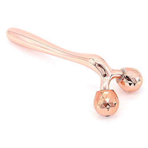 ShawFly 3D Mini Massaggiatore per il viso Cura della pelle Massaggiatore per il corpo Strumenti rassodanti per a forma di V Lifting(rosa)