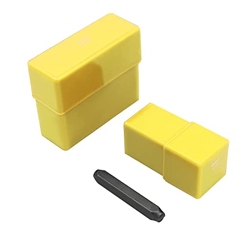 Conjunto de carimbos numéricos e letras, kit de estampagem de metal de 5/32