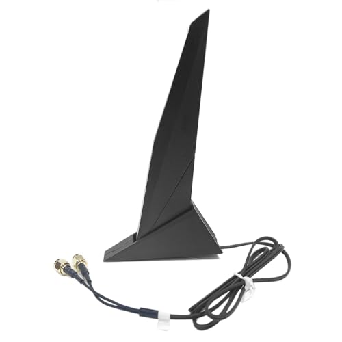 External WiFi 6 6E Antenna 2.4G/5G Magnetic Base Antenna PC Desktop Computer for Asus Rog Strix Z690 B460 B360 H610 H670 M13H M12 M11 WiFi 2T2R Motherboard Card (Cable 80cm/2.7ft)