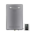 Natural Gas Tankless Hot Water Heater, Camplux 5.28 GPM On Demand Natural Gas Water Heater Outdoor, Gray