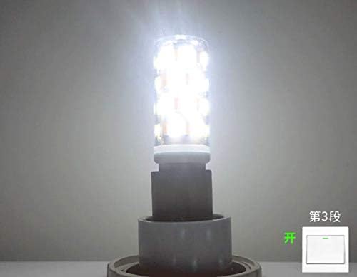 Miniatura 7 de Best to Buy Paquete de 6 bombillas LED G9, 3 colores para elegir 4.5 W, equivalente a halógenos T4 G9 de 45 vatios, blanco cálido suave de 2700 K,