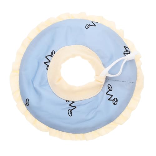 Toddmomy Guinea Pig Soft Cone Collar Elizabeth Collar for Small Pet Bite Comfortable Breathable Size l