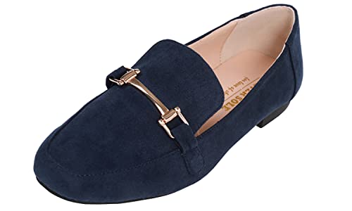 Feversole Mocassins Femmes Daim Marine Pointure 8.5