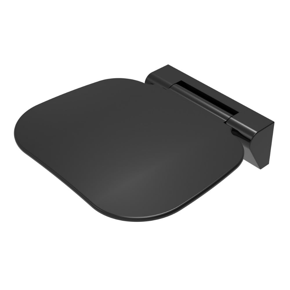 Asiento de Ducha Plegable para Montaje en Pared, Silla de Ducha Plegable con Capacidad de hasta 200 kg, Taburete de baño Antideslizante, para Personas Mayores y con discapacidad,Negro