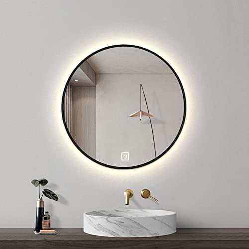 Miroir de salle de bain rond pour un maquillage parfait sans buée