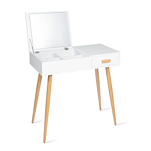 FACILITYS Coiffeuse scandinave avec Miroir