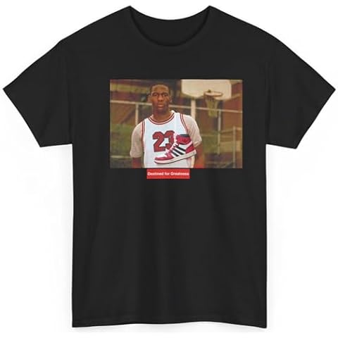 Glass House Apparel Graphic T MJ Shirt for Men Michael Bulls Rookie Jordan Short Sleeve Tees Black Cover