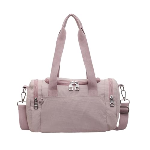 Bolso de hombro de estilo coreano contemporáneo, correa reversible, gran capacidad, ideal para viajeros, Purple
