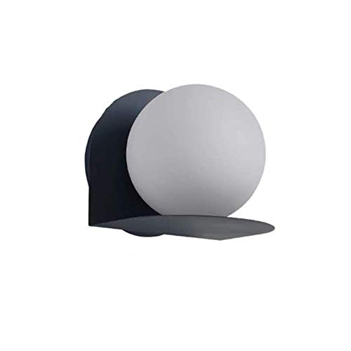 Applique murale LED intérieure grise luminaire de chambre moderne