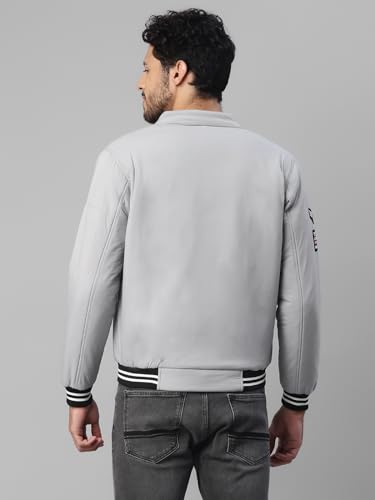 Image of UrbanMark Men Regular Fit Men High Neck Jacket