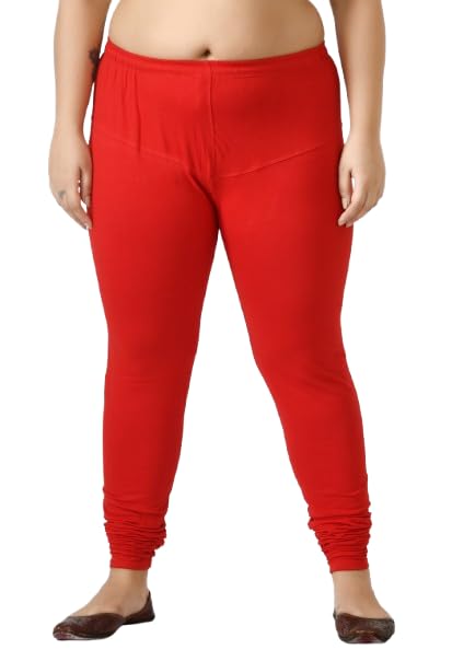 Omani Fashionable Full Length Legging Women Rubby Cut Plus Size Churidar Blue Leggings-image-17