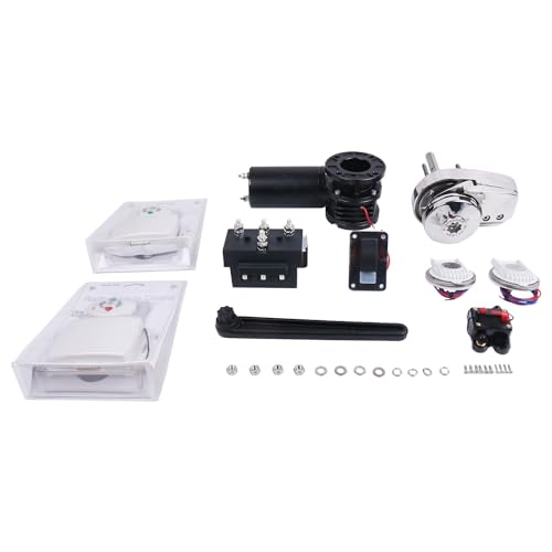 dowfane Heavy Duty Anchor Winch High Speed Electric Windlass 900W 6MM 12V Boat Remote Control Maximum Working Load 220KG 484LBS