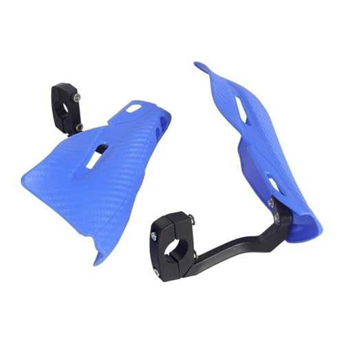 Protège main moto 22mm bleu idéal pour affronter le vent et la pluie lors de vos trajets quotidiens