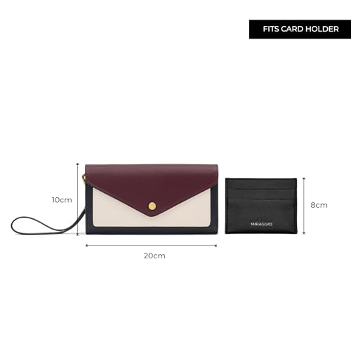Image of Miraggio Gemma Wallet For Woman With Snap Button Closure | Women Wallet | Gift Items For Women