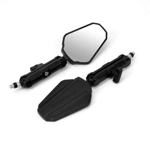 Espejos retrovisores moto regulables con reflector lateral plegable