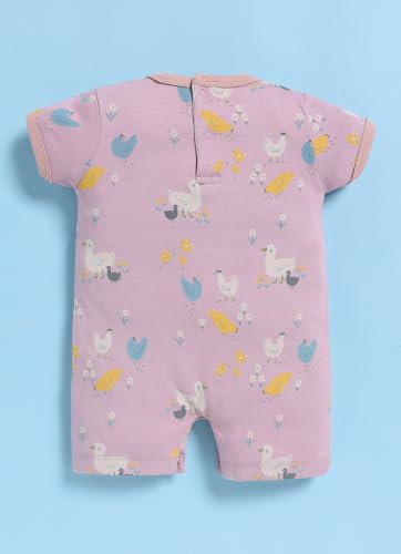 Image of BABYGO Baby Half Sleeve Rompers 100% Cotton for New Born Baby|Daily Suits for Baby Boys & Girls| 0-3M| 3-6M|6-9M|Onesies| Infant Clothes | Pack of 1
