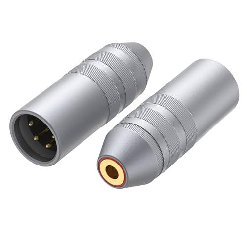 GEEKRIA XLR 4Pin to 4.4mm Balanced Adapter, Aluminum Alloy Pure Copper Durable Design High Fidelity Conversion Audio Plug - Image 2