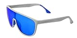 Gafas de sol unisex. Medidas: Frontal 14'3cm x Alto 5'6cm x Patillas 13'5cm